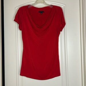 Banana Republic Red Short Sleeve Top L